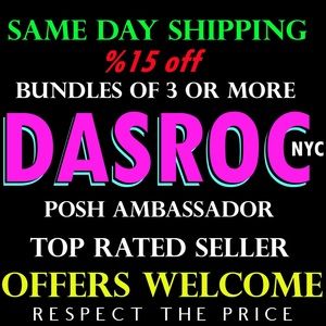 Dasroc 15% off bundles of 3 or more🤩🤩🤩
